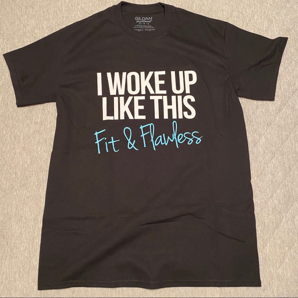 Gildan 'I woke up like this' t-shirt